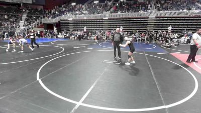 116 lbs Quarterfinal - Ryland Huppenthal, Brighton WC vs Hailey Abarca, Casper WC