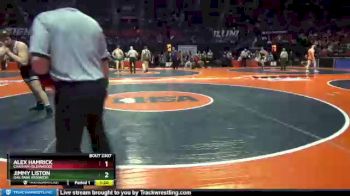 2A 285 lbs Semifinal - Alex Hamrick, Chatham (Glenwood) vs Jimmy Liston, Oak Park (Fenwick)