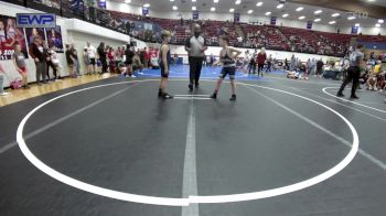 80 lbs Quarterfinal - Carsyn Watts, Marlow Outlaws vs Lucas McWethy, Lions Wrestling Academy