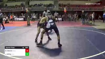 116 lbs Quarterfinal - Benjamin Davino, Pound Town vs Jordyn Willie, Colorado Outlaws