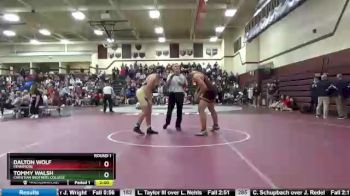 195 lbs Round 1 - Tommy Walsh, Christian Brothers College vs Dalton Wolf, Fennimore