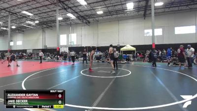 132 lbs Champ. Round 1 - Alexander Gaytan, Charter Oak Youth Wrestling vs Jake Decker, Canyon High School