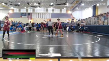 165 lbs Champ. Round 1 - Tyler Newhard, East Central High School vs Carson Melton, New Albany High School