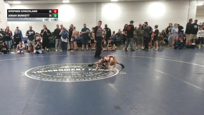 50 lbs Round Of 16 - Stephen Strickland, GA vs Jonah Burkett, PA