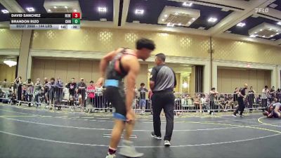 144 lbs Consi Of 64 #2 - David Sanchez, Rebel WC vs Brandon Rizo, Christopher Columbus HS