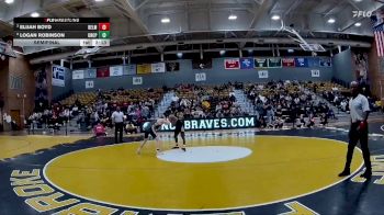 133 lbs Semifinal - Logan Robinson, UNC Pembroke vs Elijah Boyd, Belmont Abbey