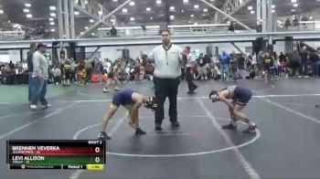 76 lbs Round 1 (4 Team) - Brennen Veverka, Journeymen vs Levi Allison, Troup