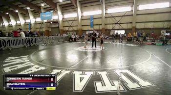 70 lbs Round 1 - Remingtin Turner, UT vs Beau Blevins, KS