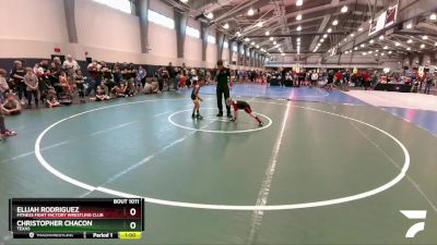 60 lbs Champ. Round 1 - Elijah Rodriguez, Fitness Fight Factory Wrestling Club vs Christopher Chacon, Texas