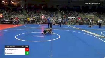 55 lbs Consolation - Declan Bushyhead, Scissortail WC vs Landen Marco, Bryan Youth Wrestling