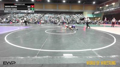 115 lbs Round Of 128 - Justin Nguyen, Bronco Wrestling Club vs Dominic Ojeda, Hillsboro Mat Club