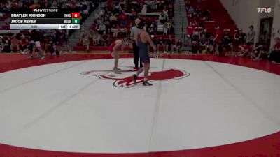 120 lbs Round 2 (3 Team) - Jacob Reyes, Bob Jones vs Braylen Johnson, Thompson HS
