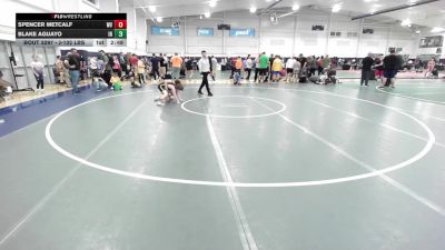 J-102 lbs Consi Of 8 #2 - Spencer Metcalf, WV vs Blake Aguayo, IN