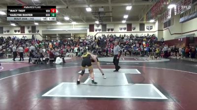 115 lbs Quarterfinal - Macy Tiedt, Waverly-Shell Rock vs Kaelynn Roster, Vinton-Shellsburg