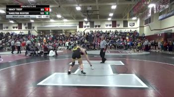 115 lbs Quarterfinal - Macy Tiedt, Waverly-Shell Rock vs Kaelynn Roster, Vinton-Shellsburg