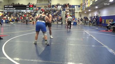 285 lbs Round Of 16 - Matt Gaul, State College vs Myles Hollis, Connellsville