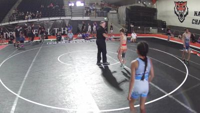 75-80 lbs Champ. Round 2 - Kalaya Baxter, Idaho vs Anela Nitta, Hawaii