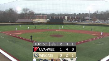 Replay: UVA Wise vs Wingate | Feb 15 @ 4 PM