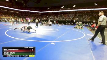 138 Class 2 lbs Champ. Round 1 - Owen Drury, Ste. Genevieve vs Nolan Schepers, Osage