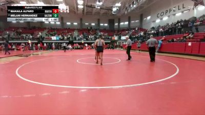 152 lbs 5th Place Match - Makaila Alfaro, Arlington Martin vs Melani Hernandez, Haltom City Haltom