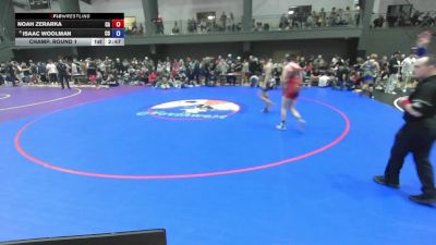 Junior Boys FS - 138 lbs Champ. Round 1 - Noah Zerarka, CA vs Isaac Woolman, CO