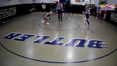 124 lbs Champ. Round 1 - Sasha Hart, Franklin Regional Hs vs Addison Claassen, Plum Hs