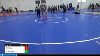 285 lbs Round 4 - Joshua Mendoza, Ground Up USA vs Colton Collins, Raleigh Area Wrestling