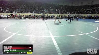 3A-157 lbs Quarterfinal - Rich Hart, Perkins-Tryon vs Brody Thomas, Jay