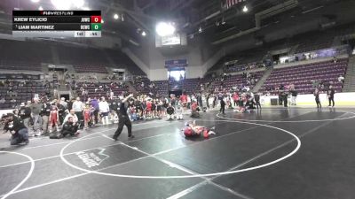 59 lbs Champ. Rd Of 16 - Liam Martinez, Bear Cave Wrestling Club vs Krew Eylicio, Juggernaut WC