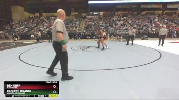 6A-157 lbs Cons. Semi - Ben Uher, Manhattan vs Caphers Orangi, Wichita-Southeast