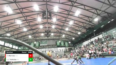 50-54 lbs Semifinal - Jt Tsokolas, MUSTANGS WC vs Tre`Lyn Morrow, Crystal Lake Wizards Wrestling