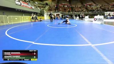 110 lbs Champ. Round 1 - Shane VanGinkel, California vs Edward Ramirez, Coachella Valley Wrestling Club