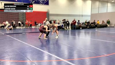 165 lbs 1st Place Match - Jacob Ebaugh, Alvernia University vs Carter Davis, Pennsylvania College Of Technology