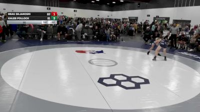 95 lbs Quarterfinals (8 Team) - Kaleb Pollock, Killer Elite vs Beau Siljanoski, The Outsiders Wrestling Club