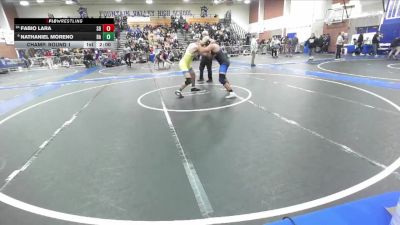 175 lbs Champ. Round 1 - Nathaniel Moreno, Bishop Amat vs Fabio Lara, San Dimas