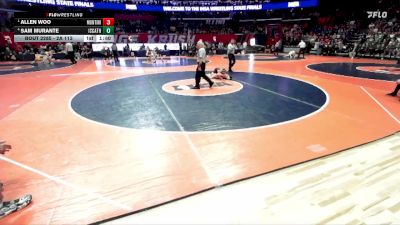 2A 113 lbs Semifinal - Allen Woo, Lombard (Montini) vs Sam Murante, Elmhurst (IC Catholic)