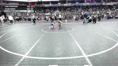 53 lbs Consi Of 16 #2 - Lane Pankaskie, Claremore WC vs Caleb Ivison, Rams WC