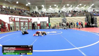 58-61 lbs Round 1 - Roman Howe, Perry Meridian WC vs Grant Conley, Hammer Down Academy