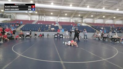 88 lbs Blade Pehrson, Utah Black vs Rhett Goolsbey, Wyoming Brown