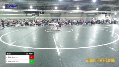 95 lbs Round Of 64 - Jaxon Moralez, Juggernaut Wrestling Club vs Luke Montero, Monster Garage