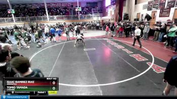 132 lbs Champ. Round 2 - Tomio Yamada, Lakeside vs Isaac Ramirez Ruiz, Hermiston