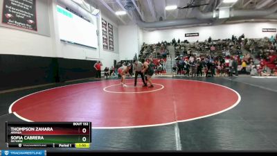 235 lbs Quarterfinal - Thompson Zahara, Arvada vs Sofia Cabrera, Skyview