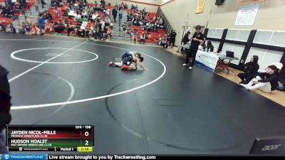 106 lbs Semifinal - Jayden Nicol-Mills, Piranha Wrestling Club vs Hudson Hoalst, Mat Demon Wrestling Club