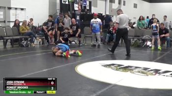 65 lbs Quarterfinals (8 Team) - Josh Strode, Gotcha National vs Forest Brooks, Legacy Blue