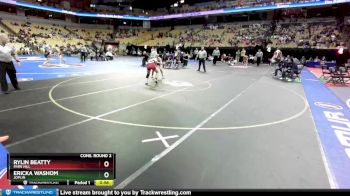 135 Class 2 lbs Cons. Round 2 - Ericka Washom, Joplin vs Rylin Beatty, Park Hill