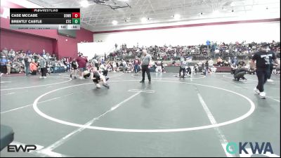 61 lbs Consolation - Case Mccabe, Cowboy Wrestling Club vs Brently Castle, Chandler Takedown Club