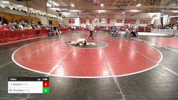 138 lbs Consi Of 4 - Tyler Kadish, Newton South vs Mason Hinshaw, Marblehead-Swampscott