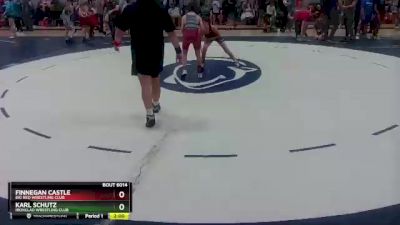 98 lbs Quarterfinal - Finnegan Castle, Big Red Wrestling Club vs Karl Schutz, Ironclad Wrestling Club