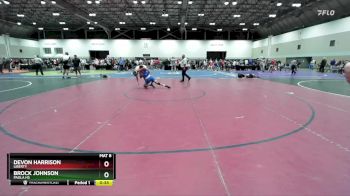 126 lbs 5th Place Match - Brock Johnson, Paola HS vs Devon Harrison, Liberty