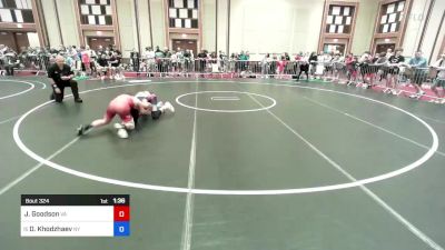 126 lbs Consi Of 16 #1 - Jared Goodson, Va vs David Khodzhaev, Ny